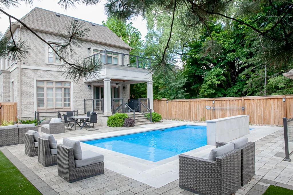 small backyard pool ideas in Toronto and Mississauga Homes - Destination Pools and Landscaping