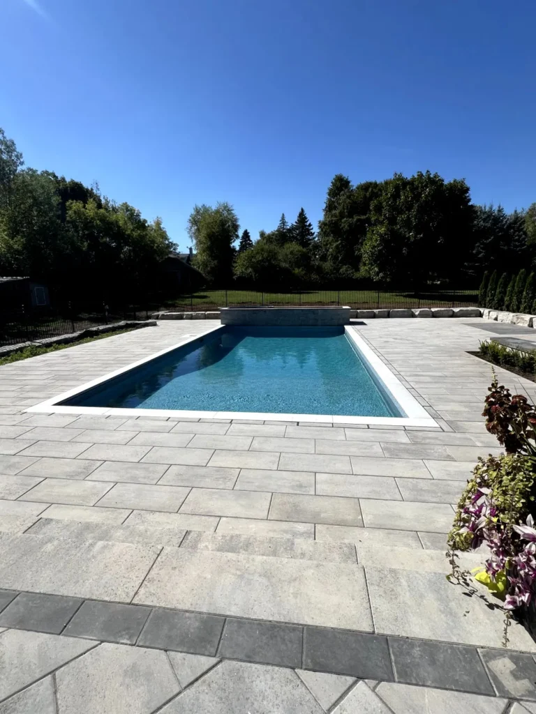 Pool renovation and restoration process at Destination Pools & Landscaping in South Mississauga and Toronto
