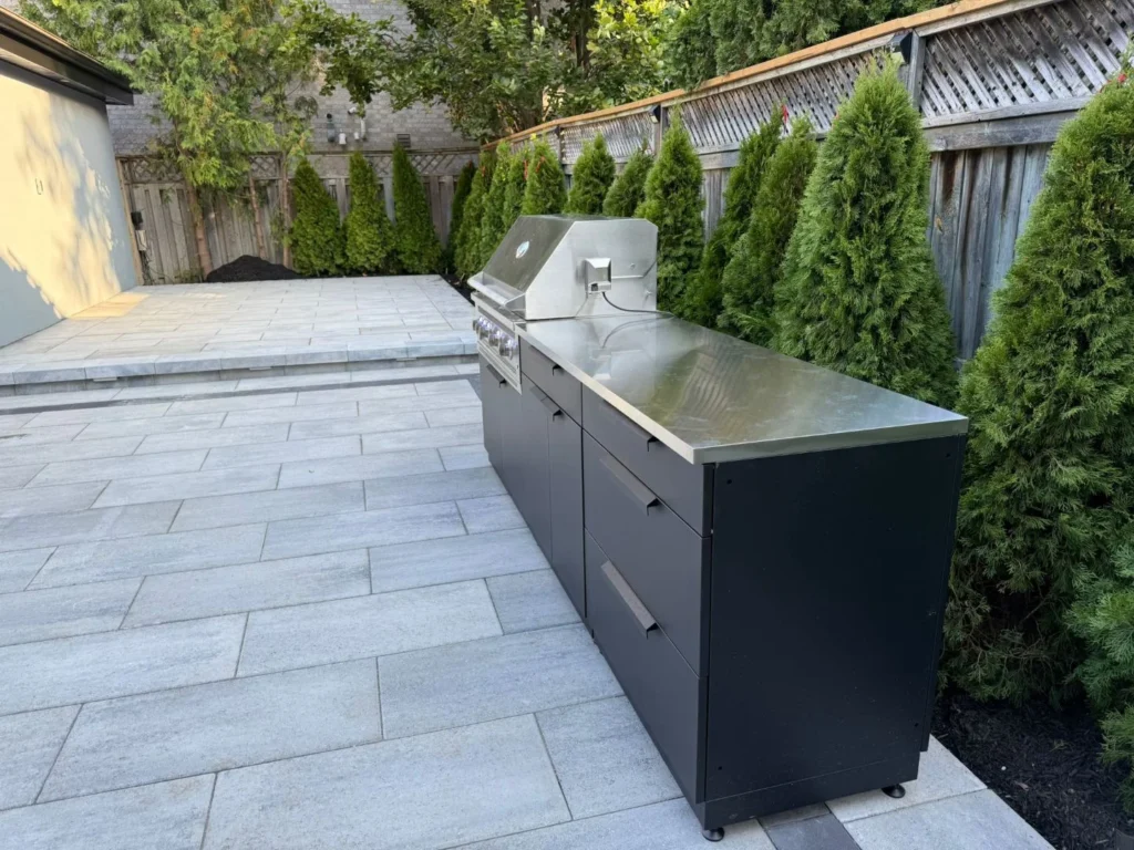 Outdoor Kitchen Installation by Destination Pools and Landscaping in Toronto and South Mississauga